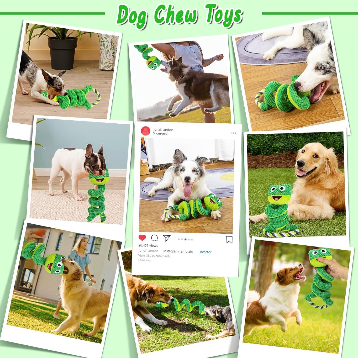 Juguete de Peluche Interactivo VIWIK para Perros - 38 a 58 cm