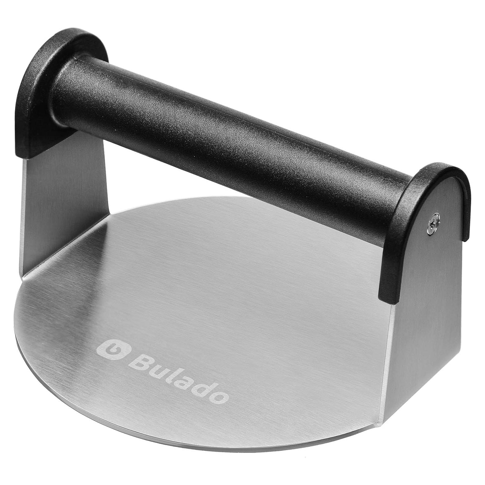 Prensa de Hamburguesas 15 cm Acero Inoxidable Lorbro con Mango Antideslizante