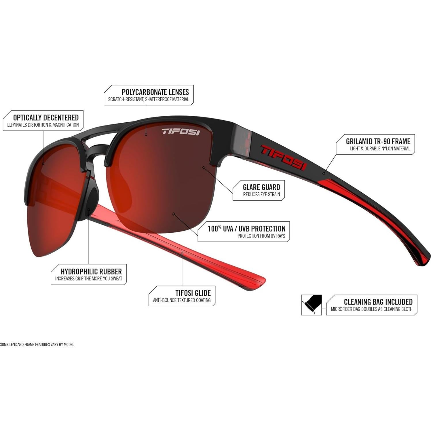 Gafas de sol Tifosi Salvo Sport - Lentes Ahumados UV 100%