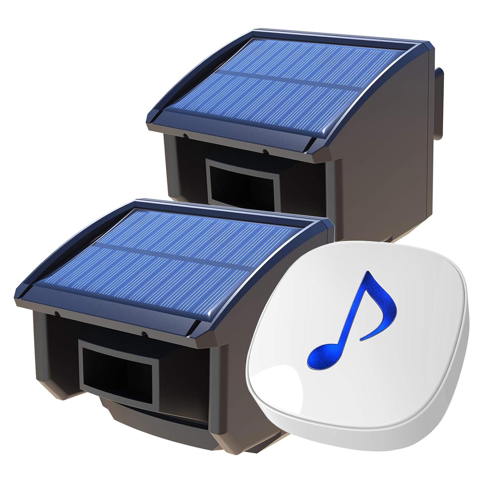 Sistema de Alarma Inalámbrico Solar HTZSAFE 2 Sensores 15.24m