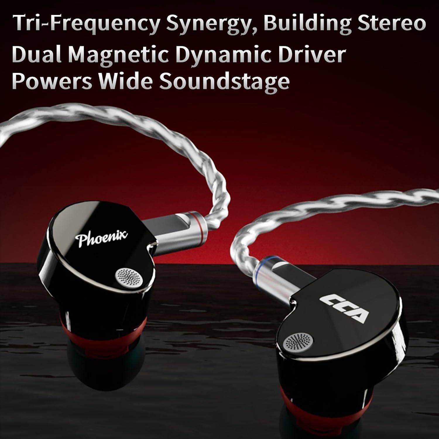 Auriculares In-Ear CCA Phoenix - Sonido HiFi y Bajo Profundo