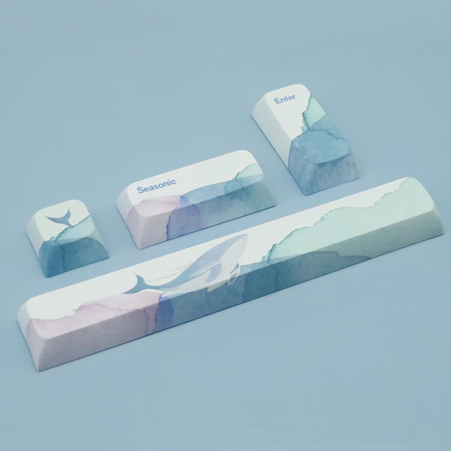 Conjunto de 136 Teclas PBT XDA Azul Seasonic para Teclado Mecánico