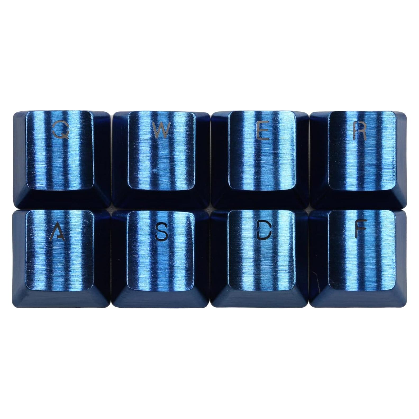 Teclas de Metal MX KPREPUBLIC Teamwolf QWERASDF Retroiluminadas