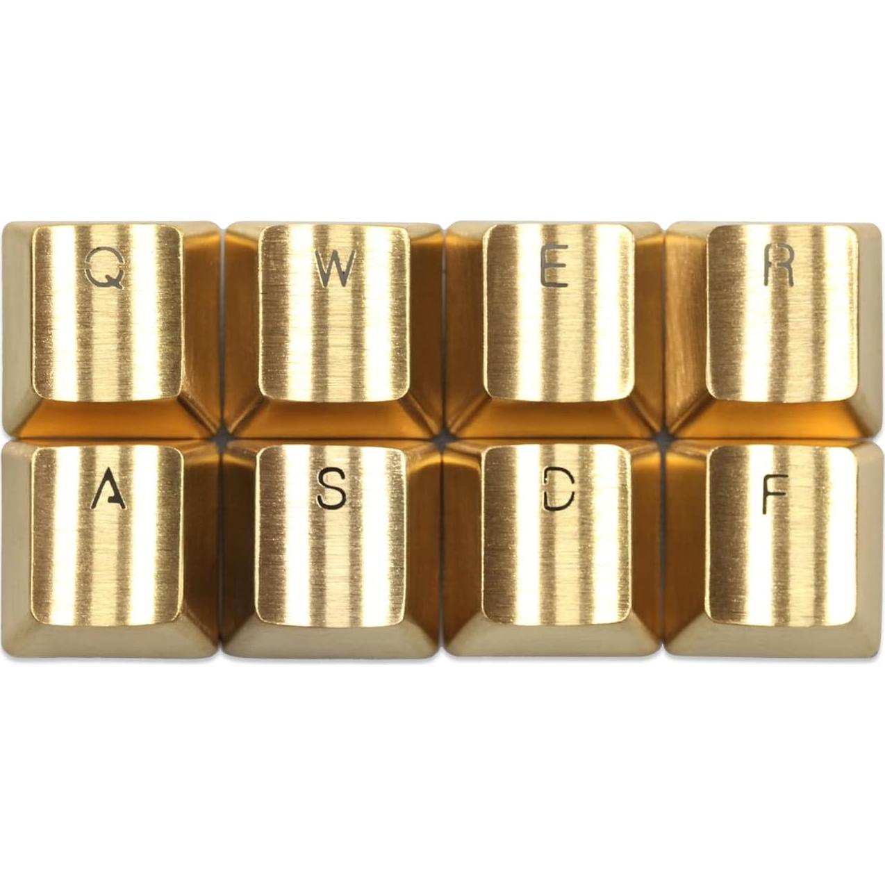 Teclas de Metal MX KPREPUBLIC Teamwolf QWERASDF Retroiluminadas