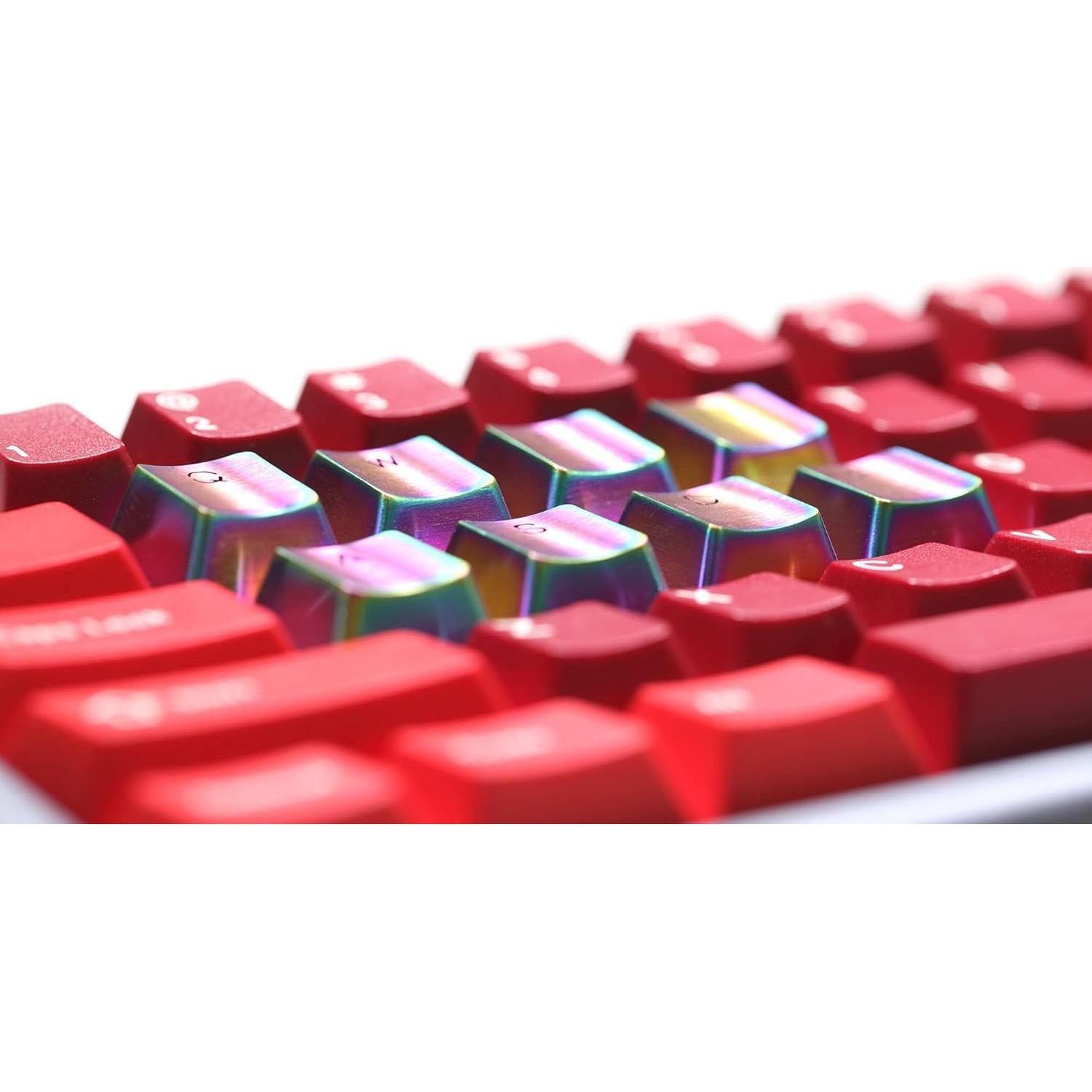 Teclas de Metal MX KPREPUBLIC Teamwolf QWERASDF Retroiluminadas