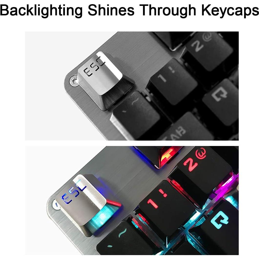 Teclas de Juego Mecánicas Fitlink FPS y MOBA - Plata