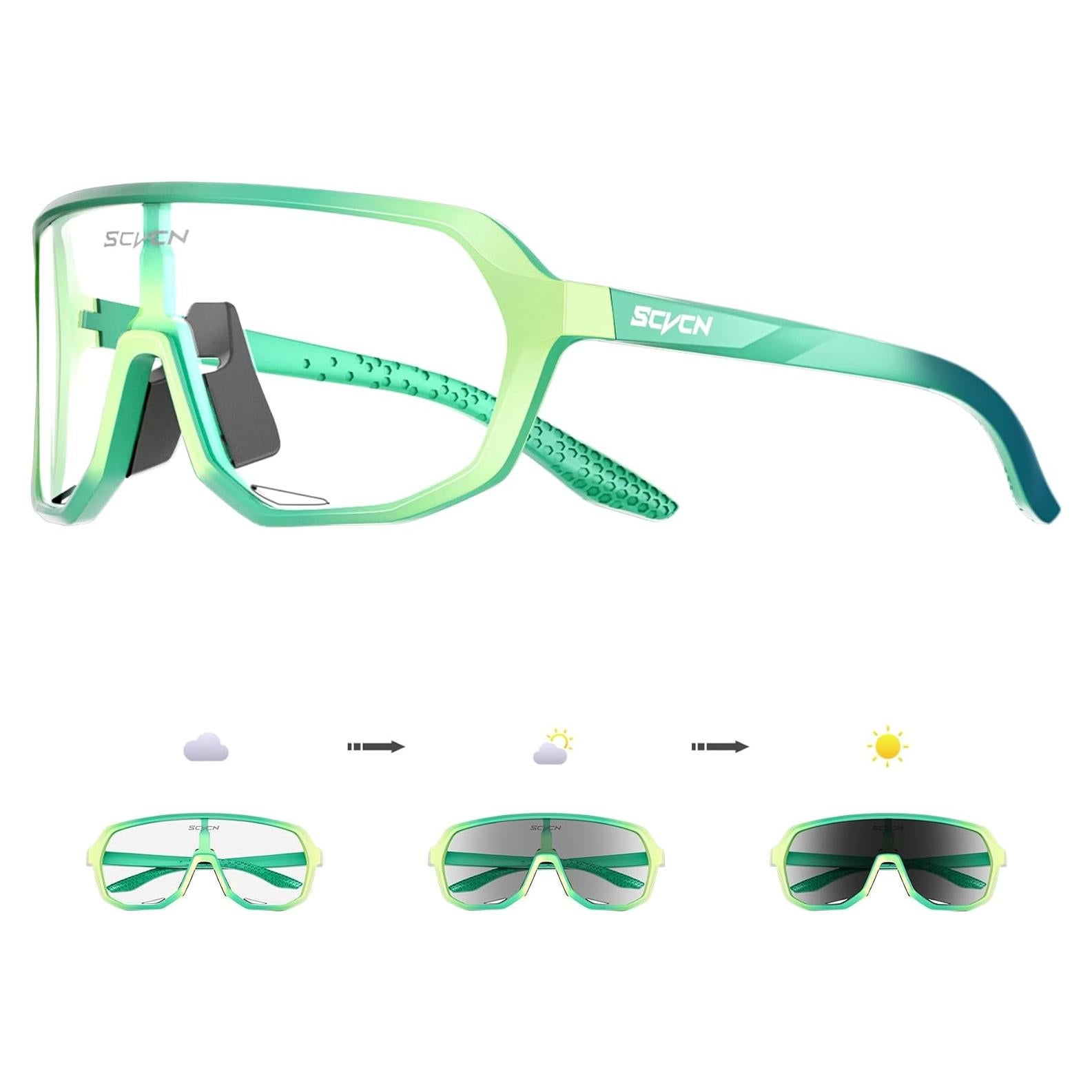 Gafas de Ciclismo SCVCN Fotoquímicas UV400 Antideslizantes