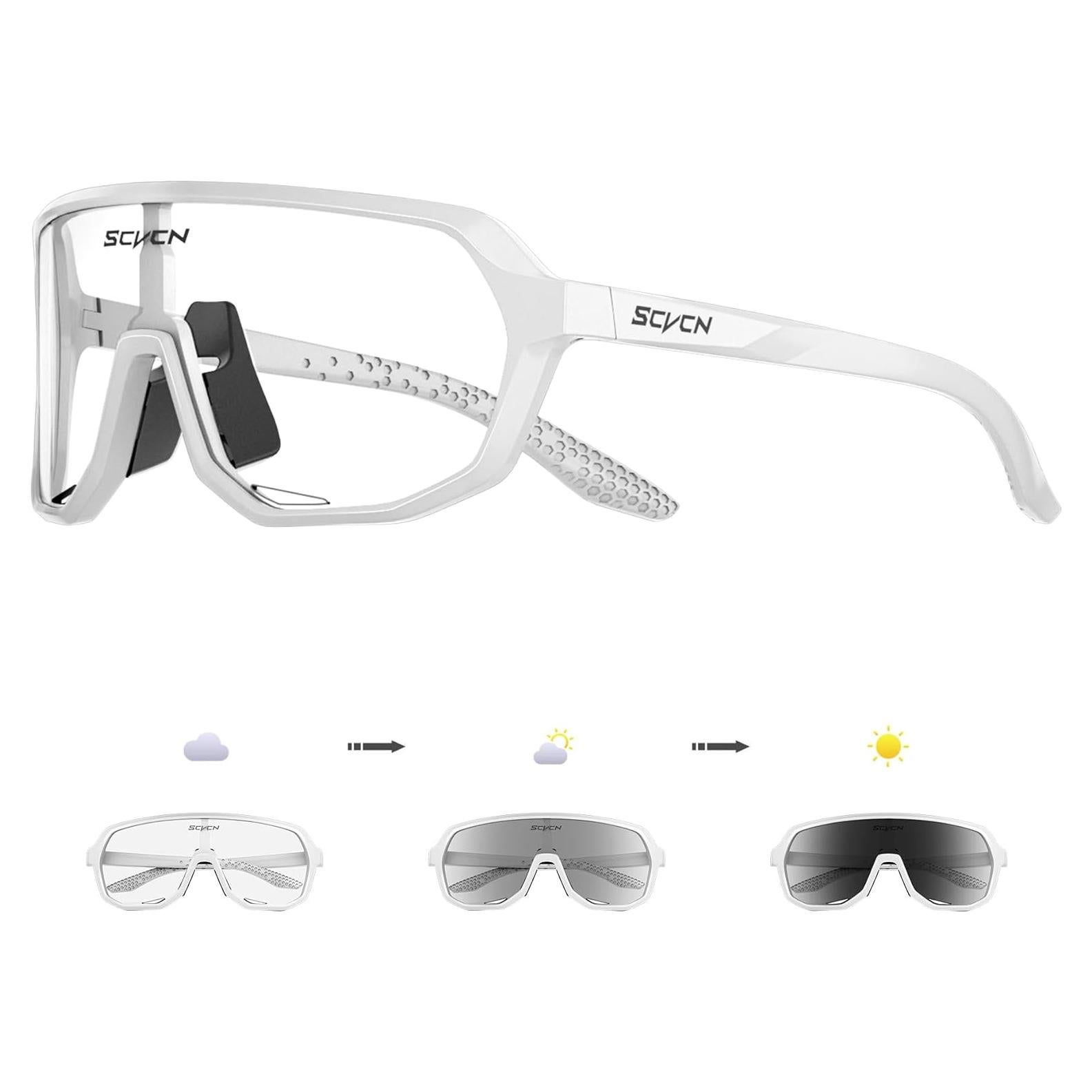 Gafas de Ciclismo Fotoquímicas SCVCN UV400 Antideslizantes