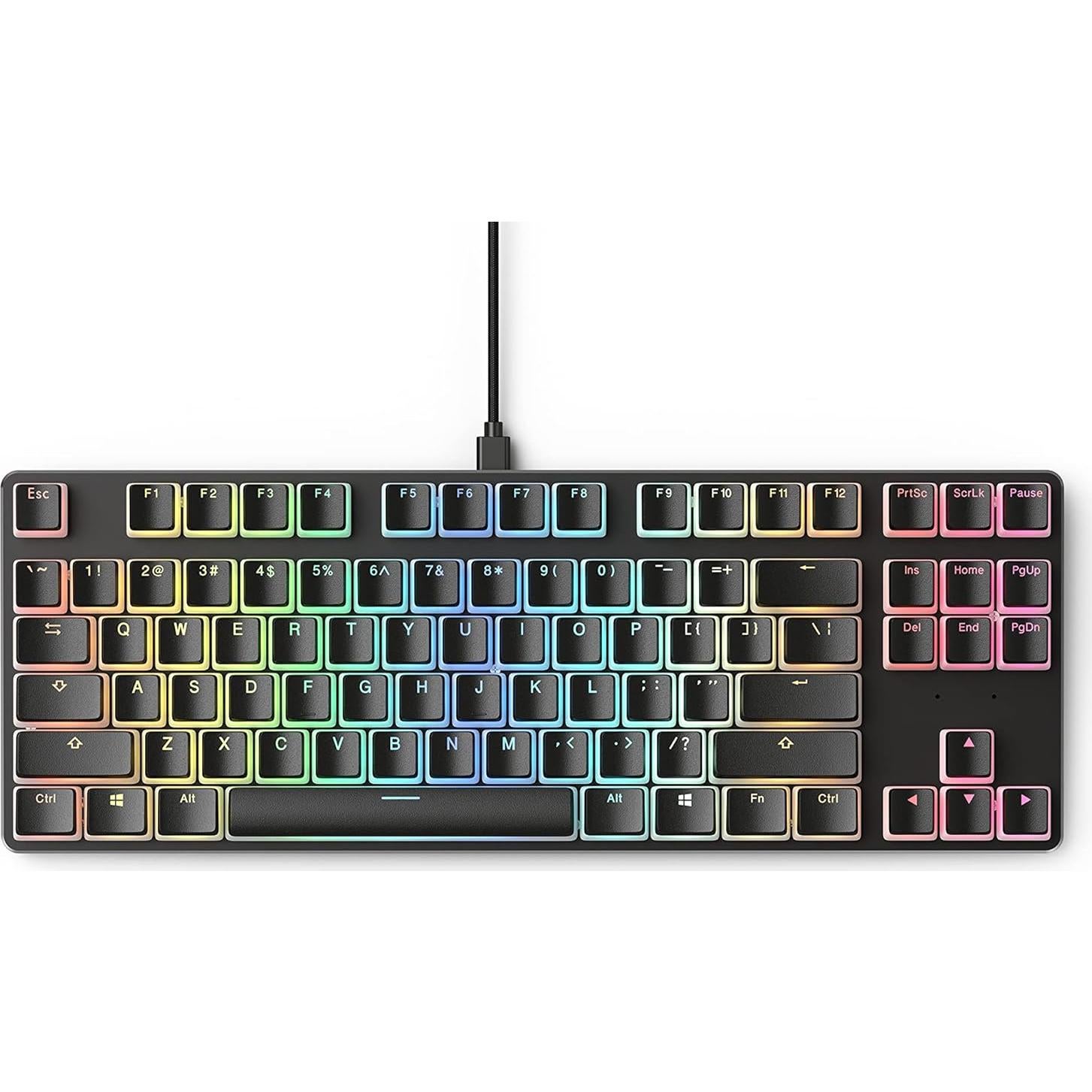 Teclas PBT Pudding Glorious Aura V2 Negro - Compatibles con Teclados Mecánicos