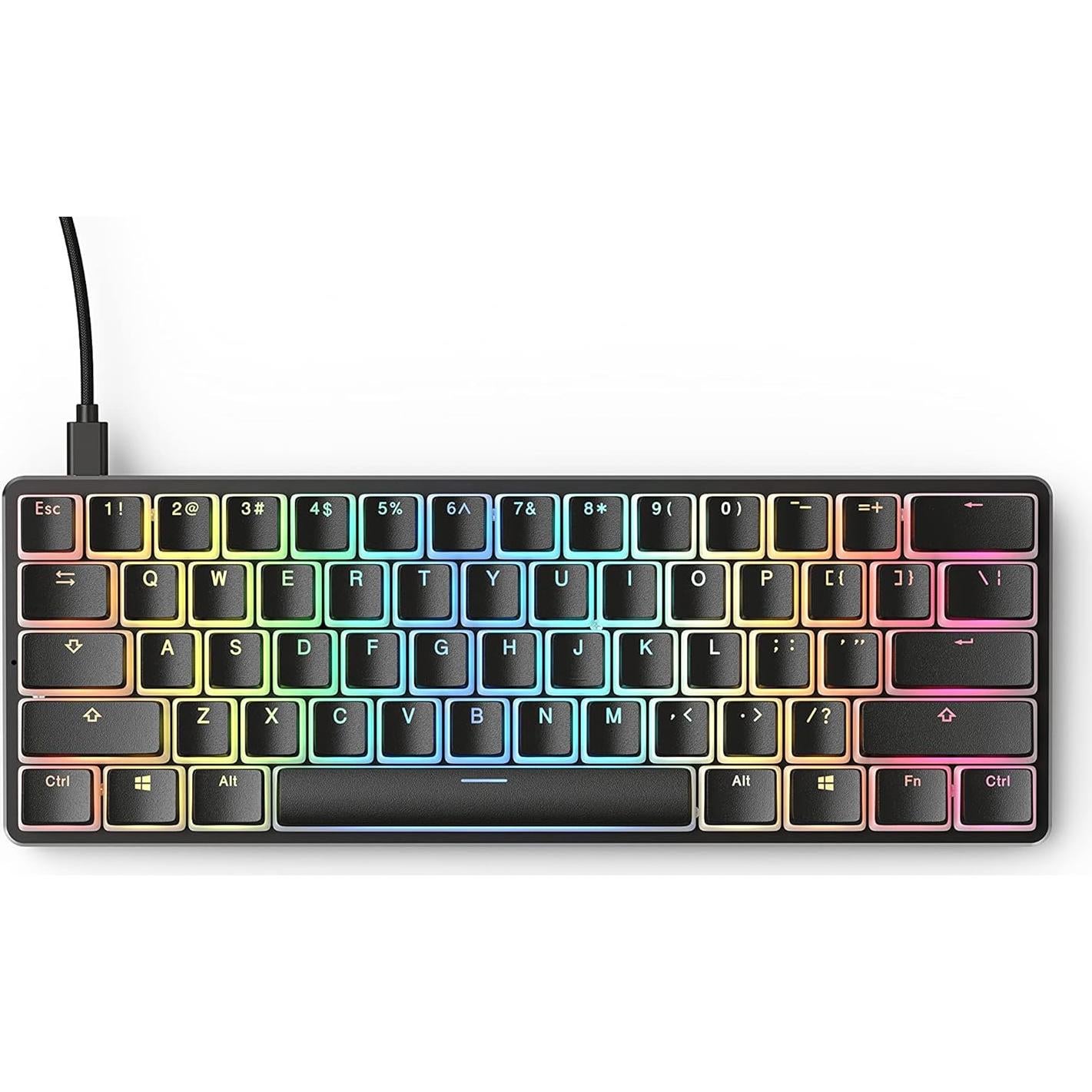 Teclas PBT Pudding Glorious Aura V2 Negro - Compatibles con Teclados Mecánicos