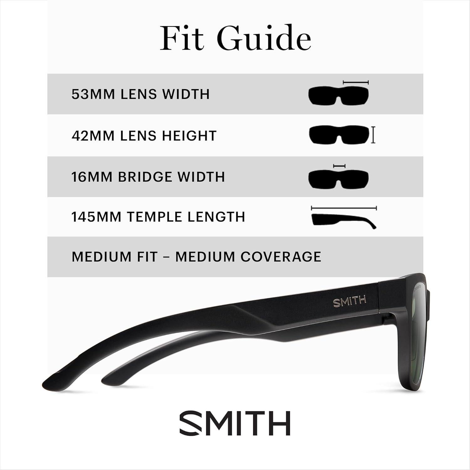 Gafas de sol Smith Lowdown Slim 2 Negro Mate Polarizadas