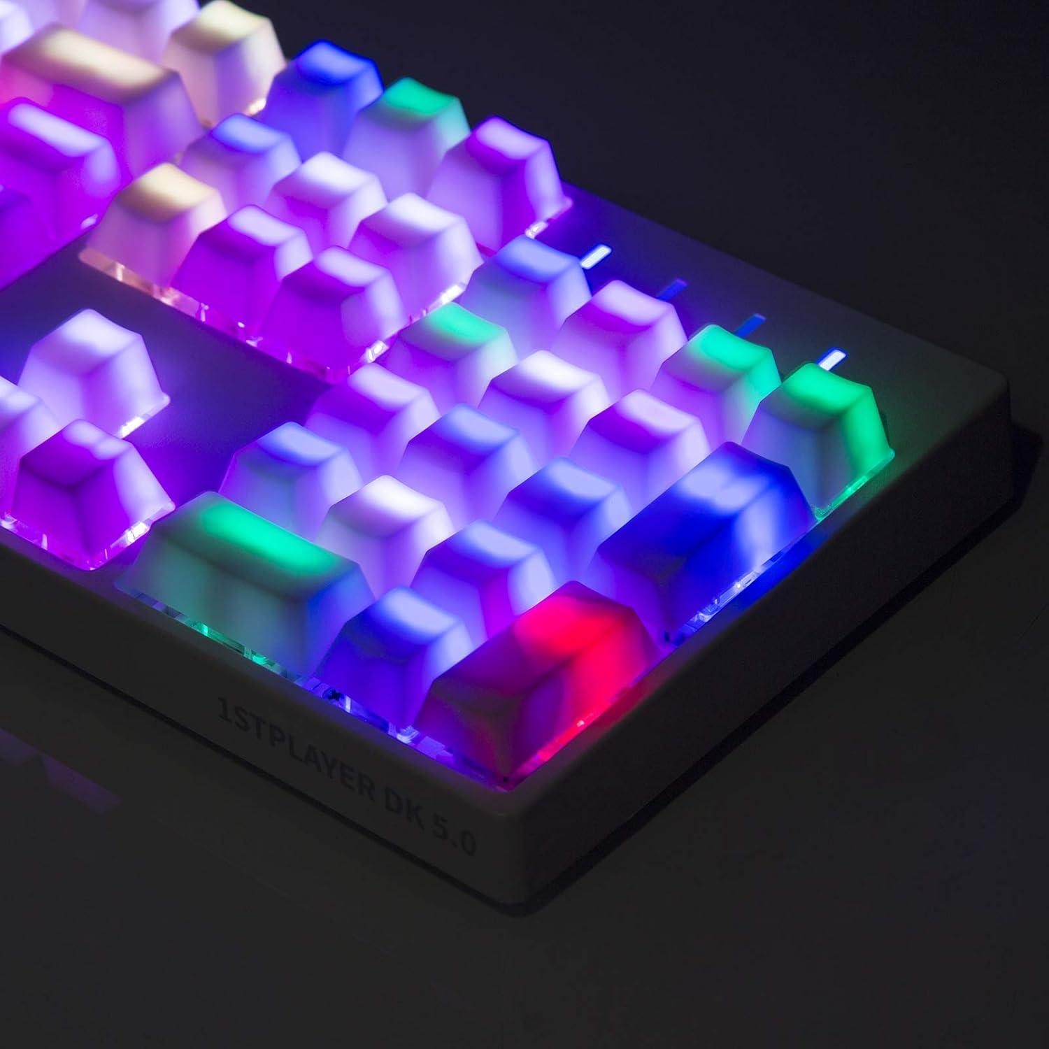 Teclas POM Jelly Doubleshot Translúcidas 109 Teclas para PC Gaming