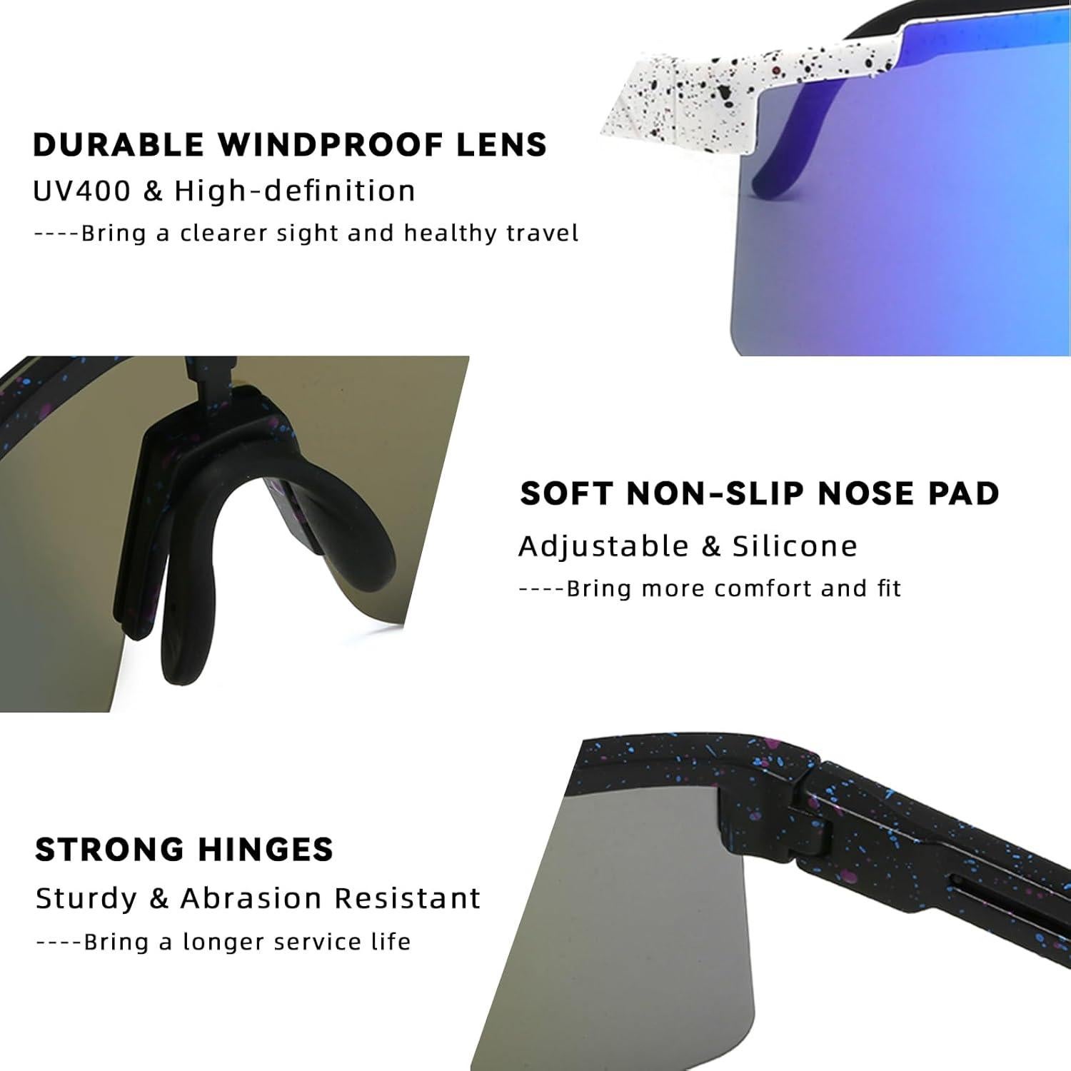 Gafas de sol MARIDA UV400 para deportes y actividades al aire libre