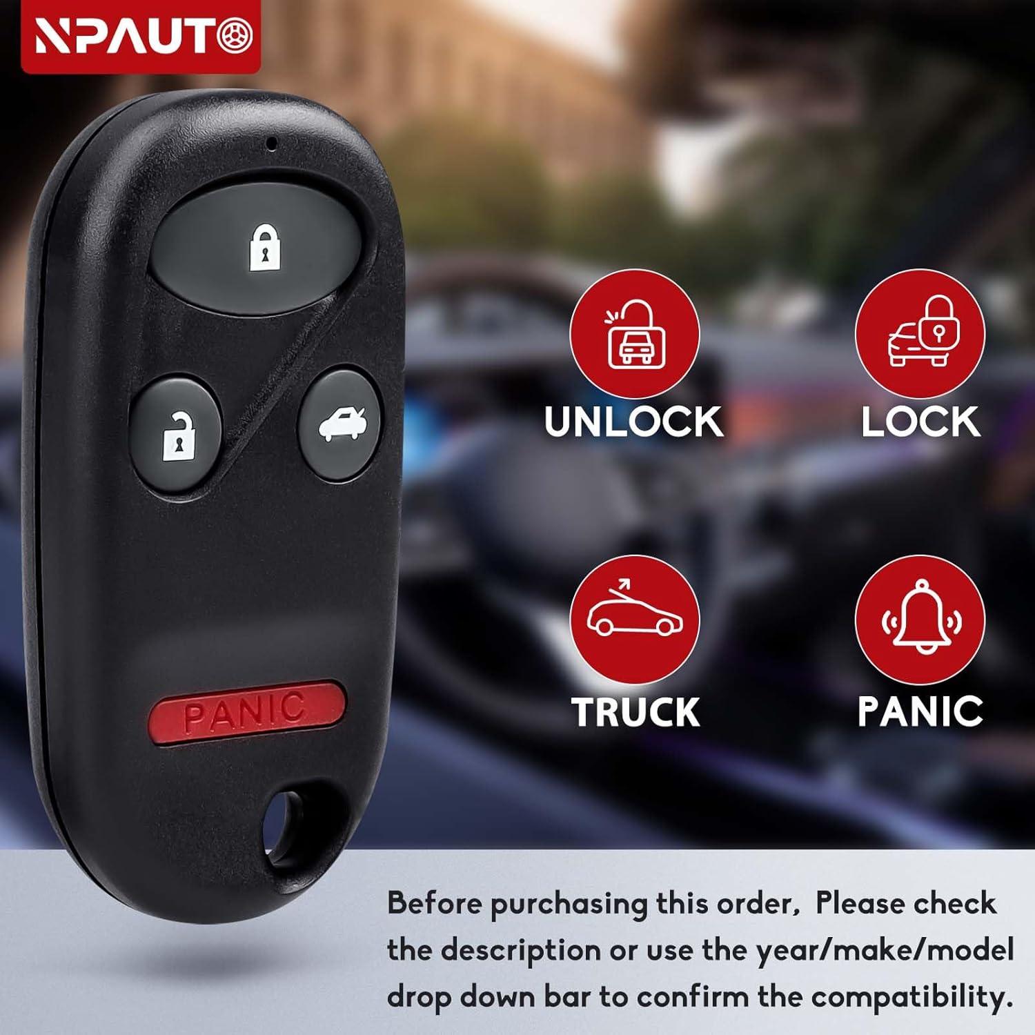 Llavero remoto NPAUTO para Honda CR-V 2002-2004