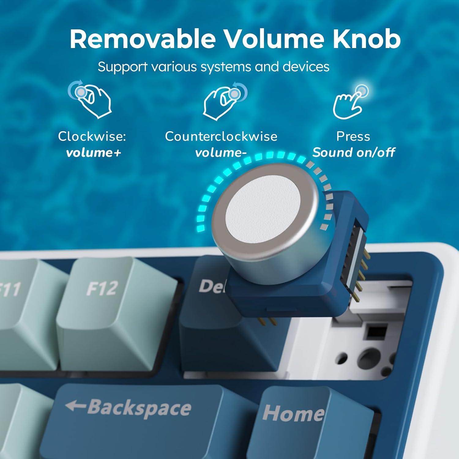 Teclado Mecánico Inalámbrico RK Royal Kludge R75 75% RGB