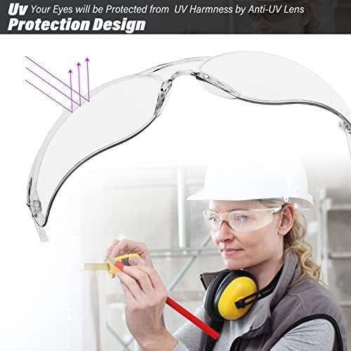 Paquete de 100 Gafas de Seguridad ANSI Z87.1 Protección Ocular