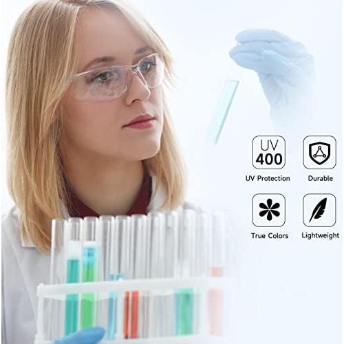 Paquete de 100 Gafas de Seguridad ANSI Z87.1 Protección Ocular