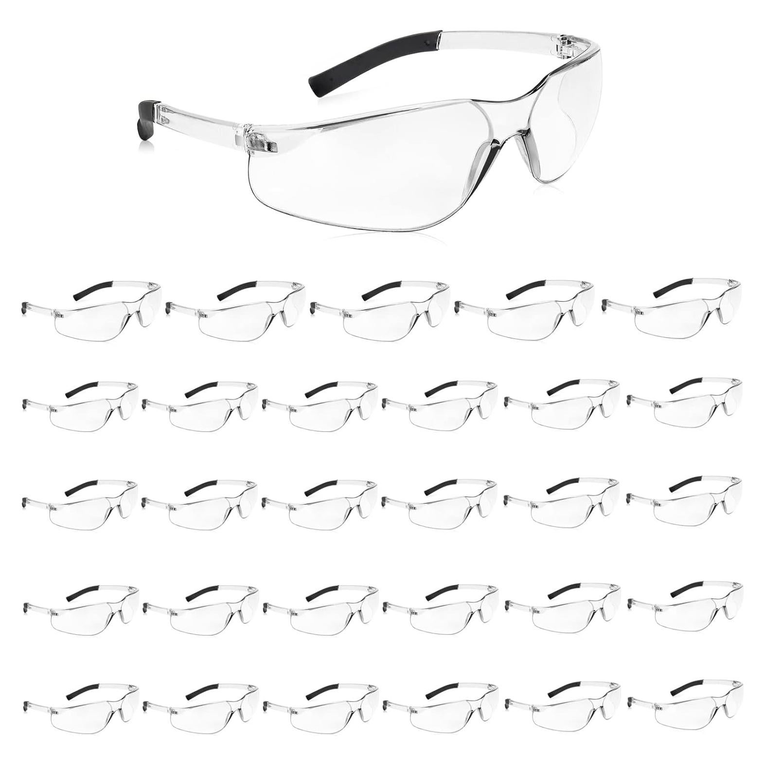 Paquete de 30 Gafas de Seguridad Transparentes ANSI Z87.1