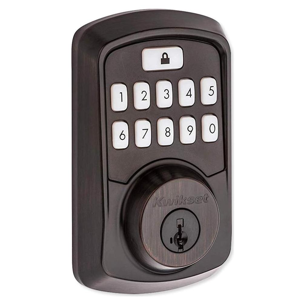 Cerradura Inteligente Kwikset Aura Bluetooth Teclado Bronce