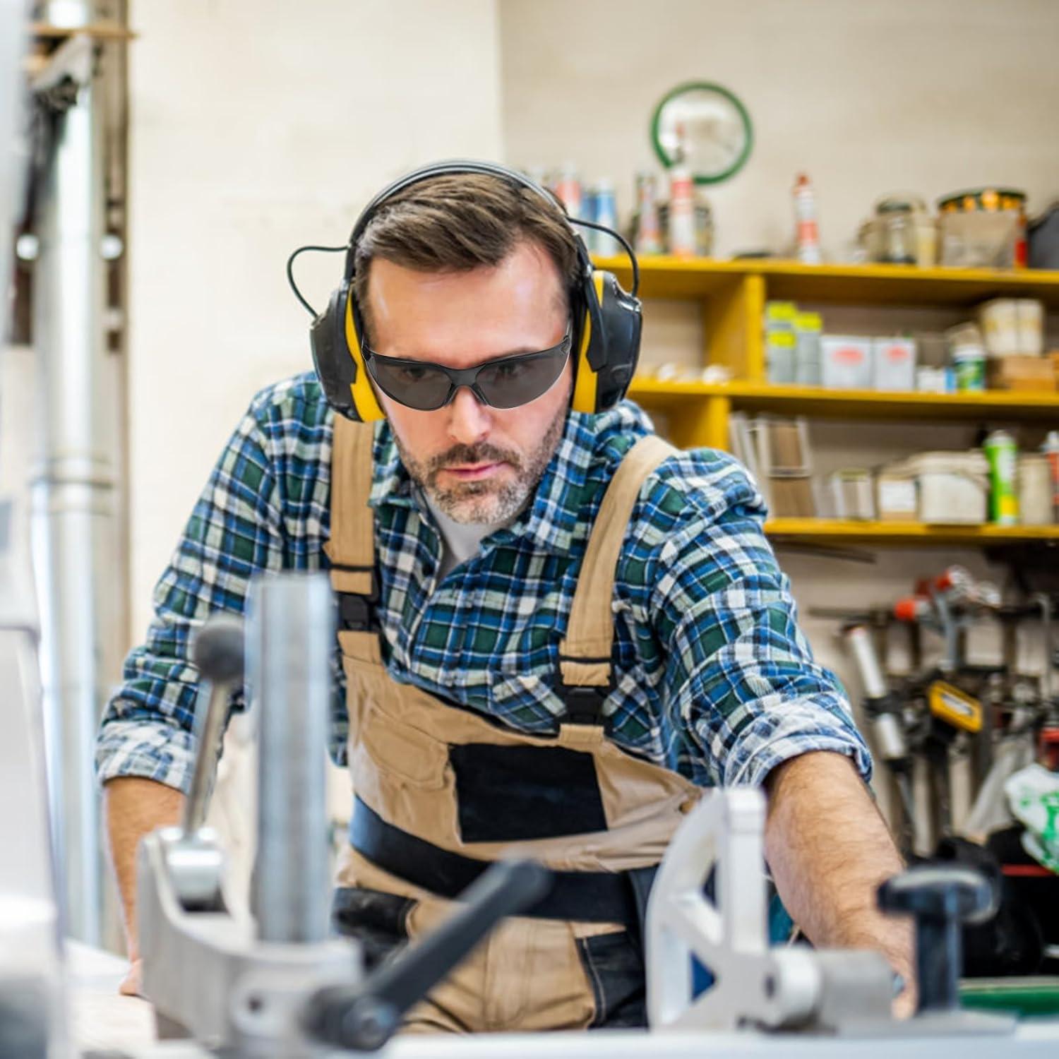 Paquete de 30 Gafas de Seguridad ANSI Z87.1 Tintadas