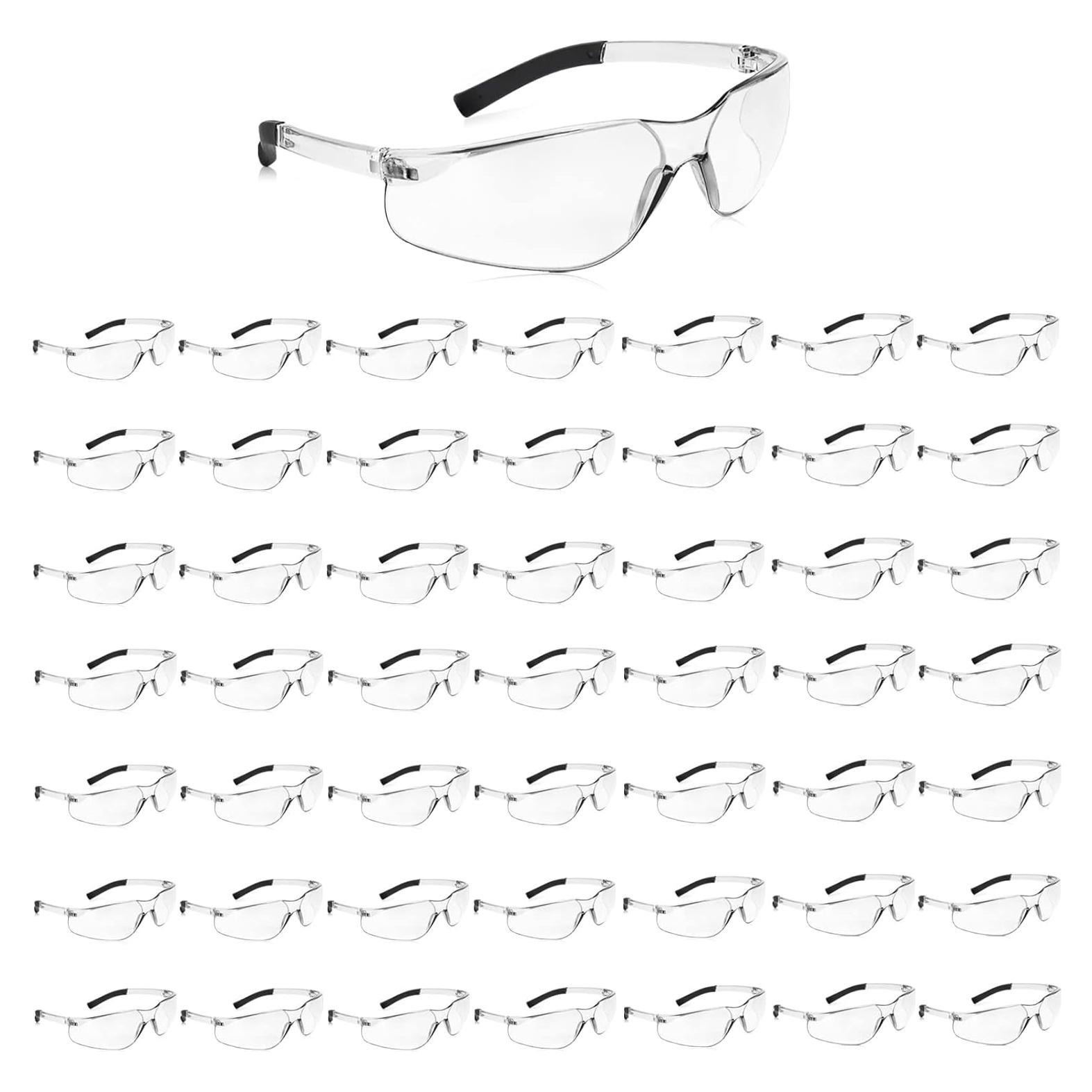 Paquete de 50 Gafas de Seguridad Transparentes ANSI Z87.1