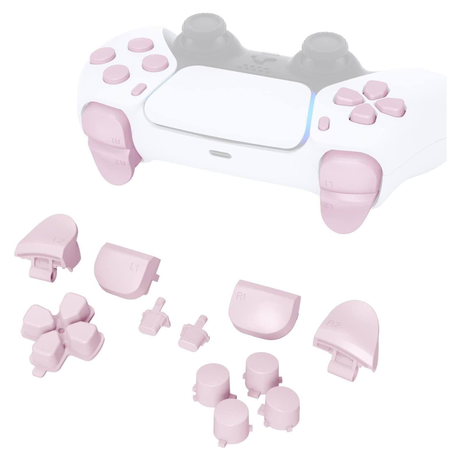 eXtremeRate Botones Reemplazo PS5 BDM-010 BDM-020 Flores de Cerezo