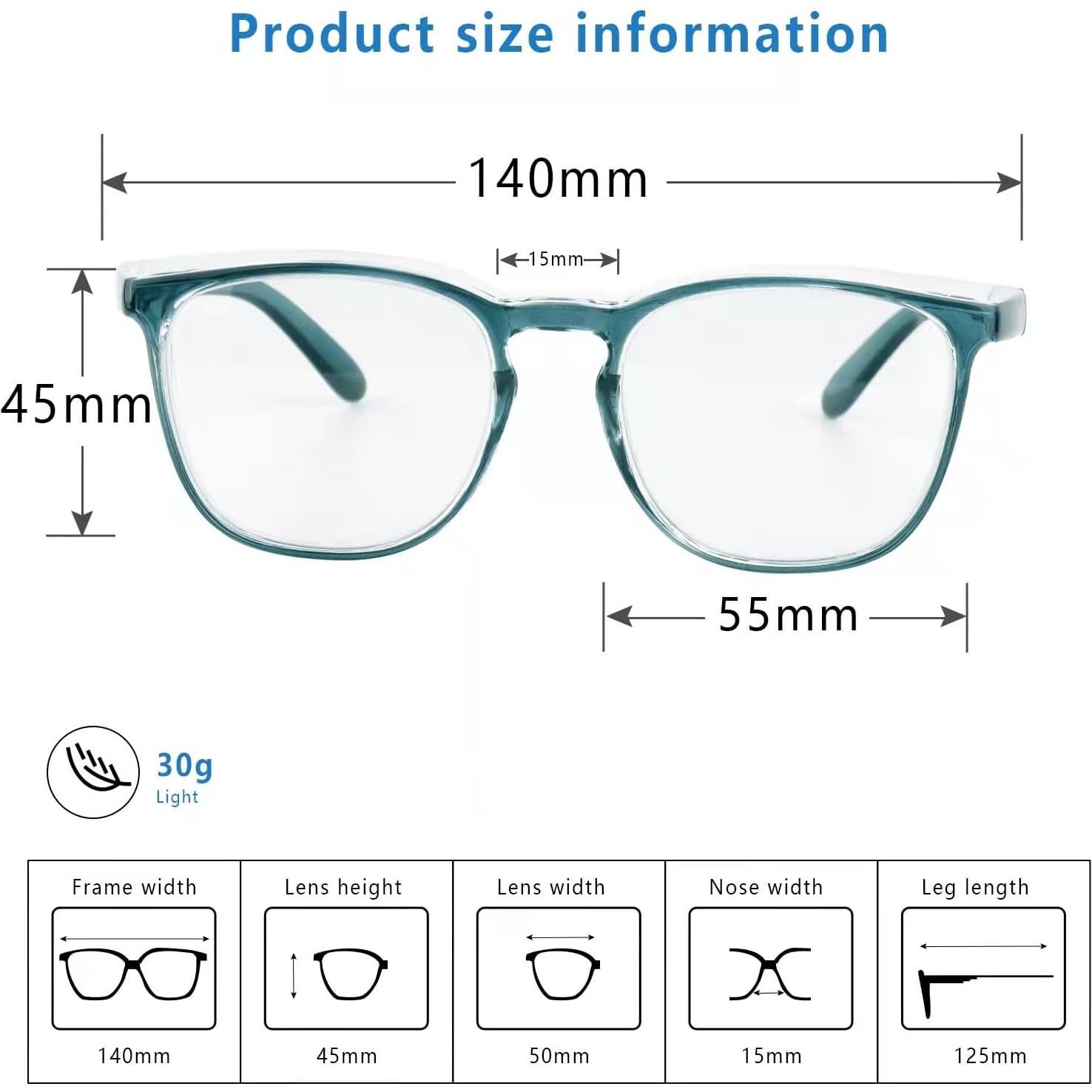 Gafas de Seguridad SQIMZAR Antiempañamiento Leopardo Azul