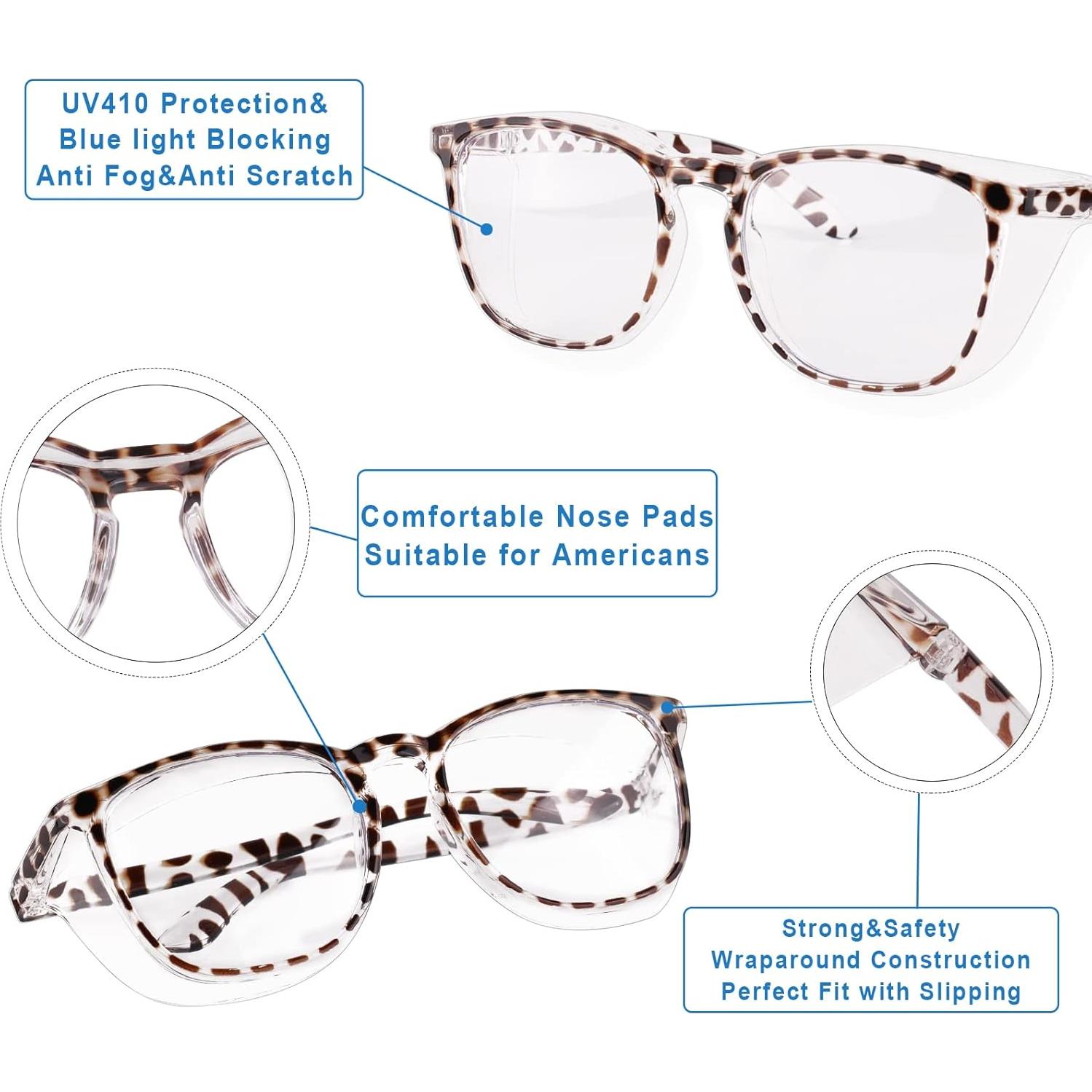 Gafas de Seguridad SQIMZAR Antiempañamiento y UV