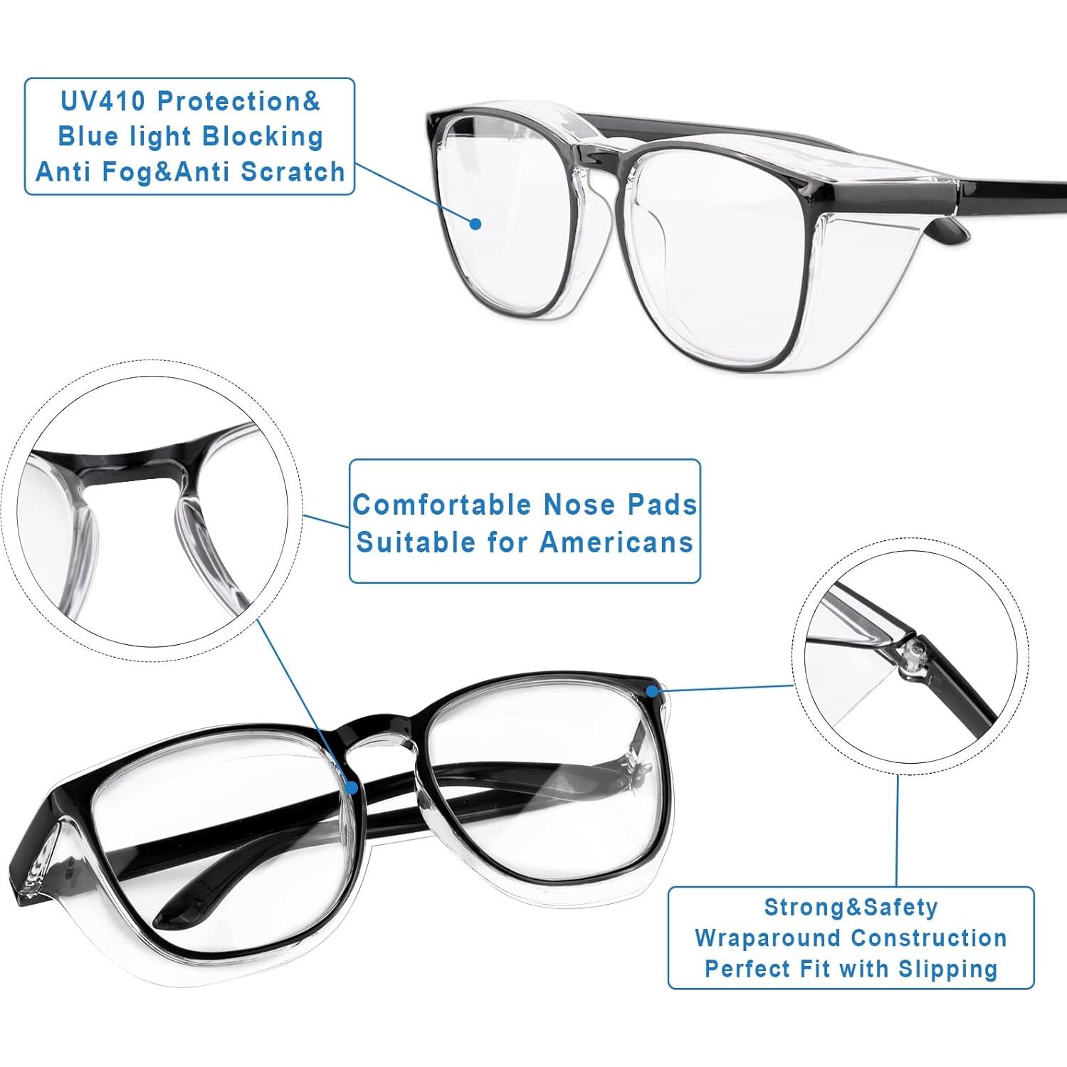 Gafas de Seguridad SQIMZAR Anti Niebla y Luz Azul