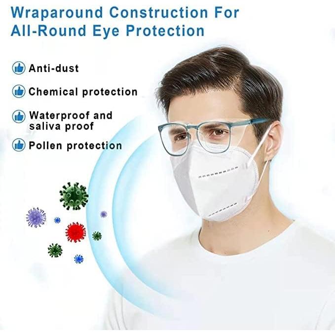 Gafas de Seguridad SQIMZAR Antiempañamiento UV Negro/Verde