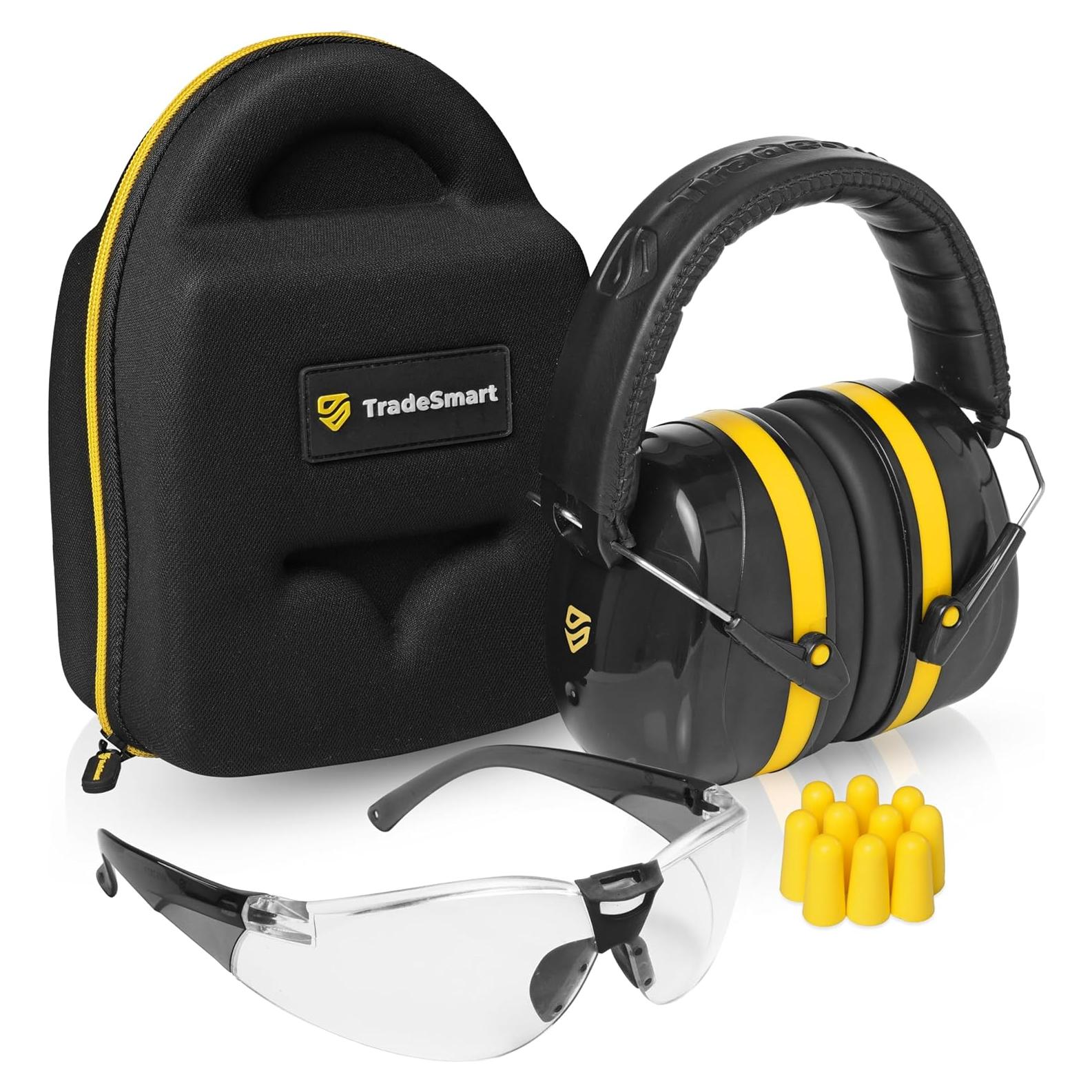 TradeSmart Protección Auditiva y Gafas para Tiro NRR 28