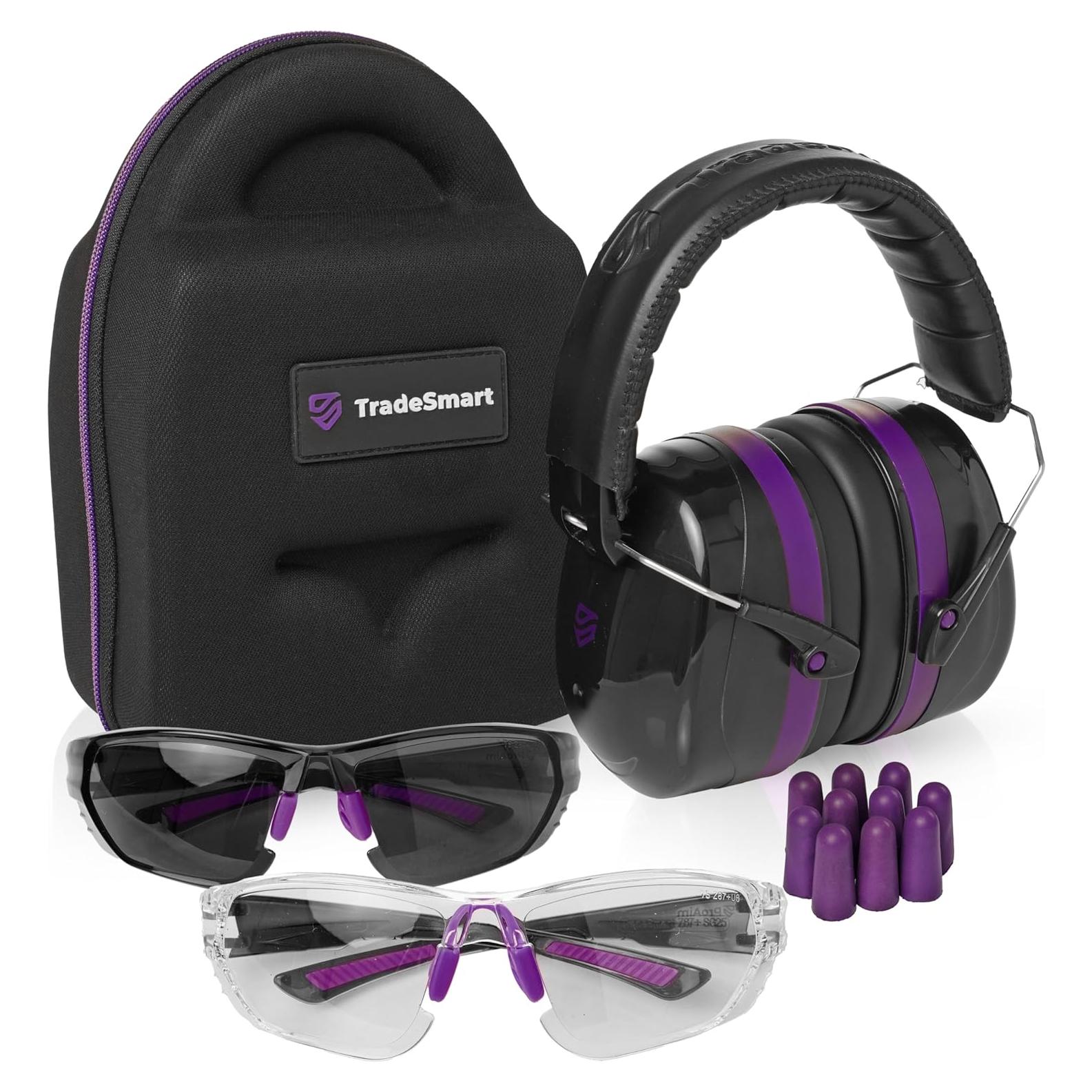 TradeSmart Protección Auditiva y Ocular para Tiro - NRR 28