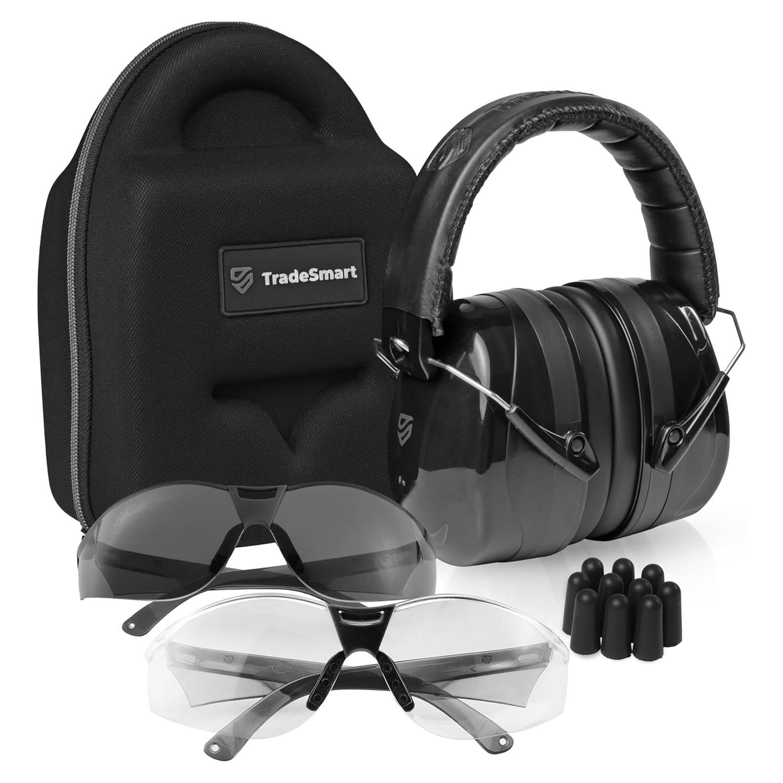 TradeSmart Protección Auditiva y Visual para Tiro - NRR 28