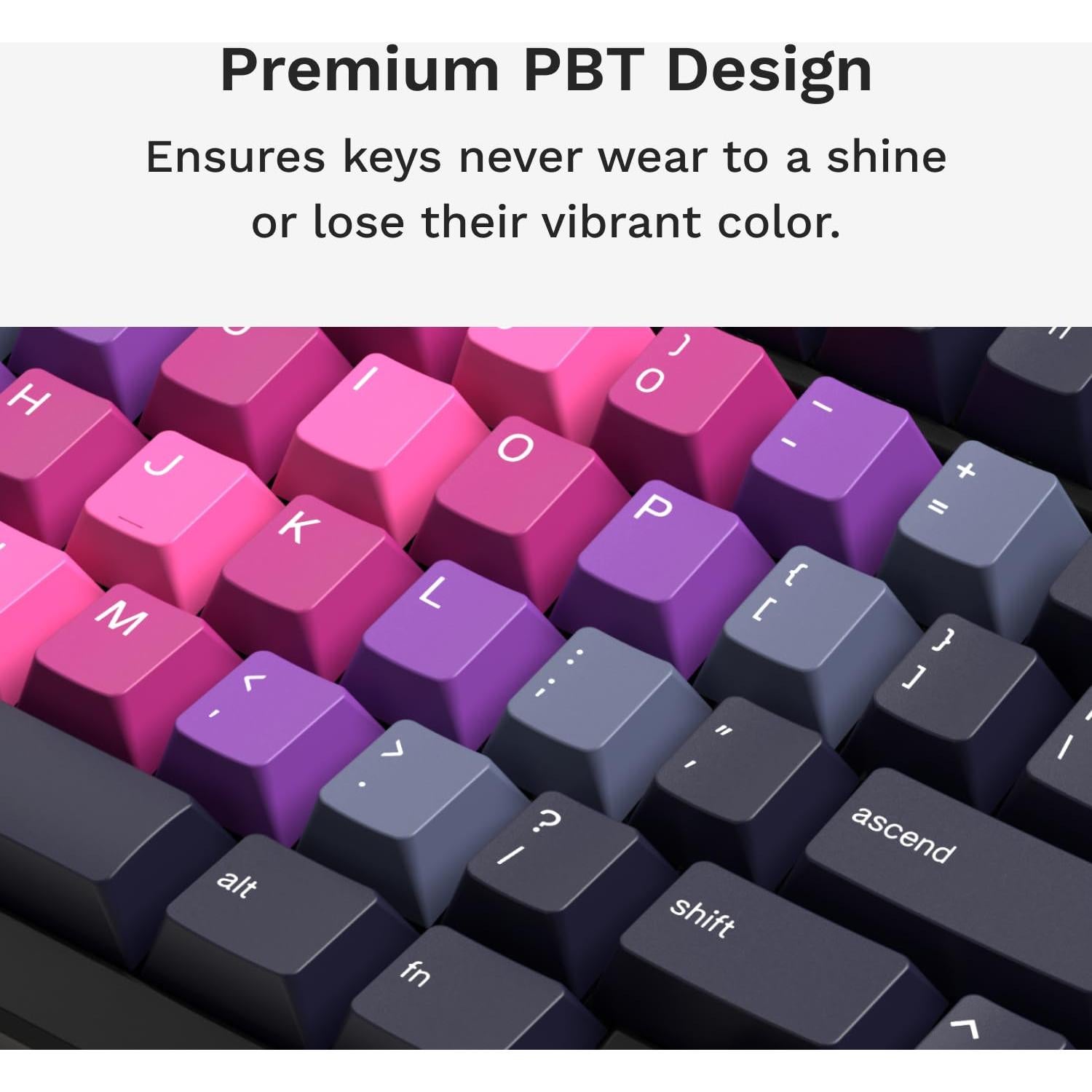 Conjunto de Teclas PBT Glorious Afterparty GPBT 135 Teclas