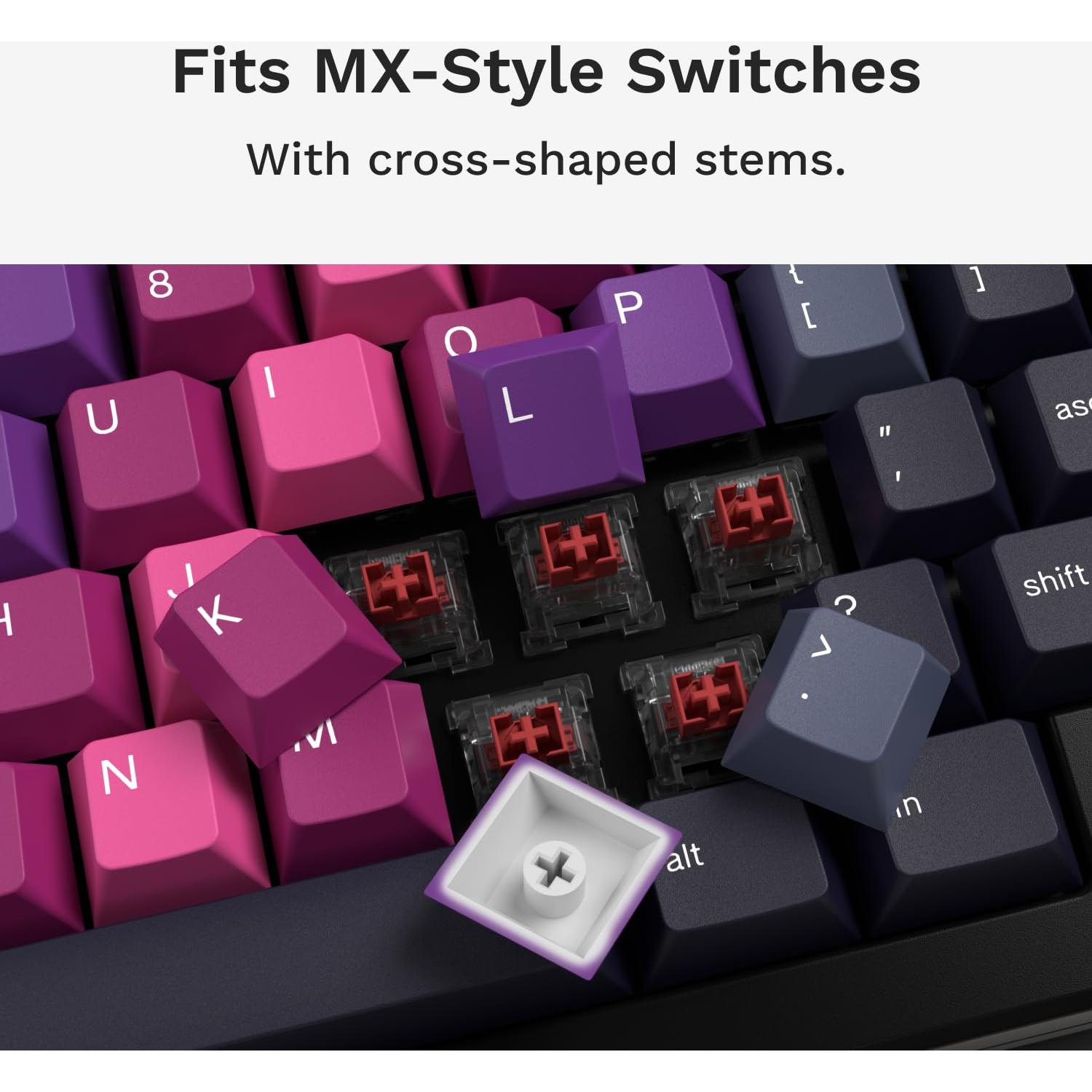 Conjunto de Teclas PBT Glorious Afterparty GPBT 135 Teclas