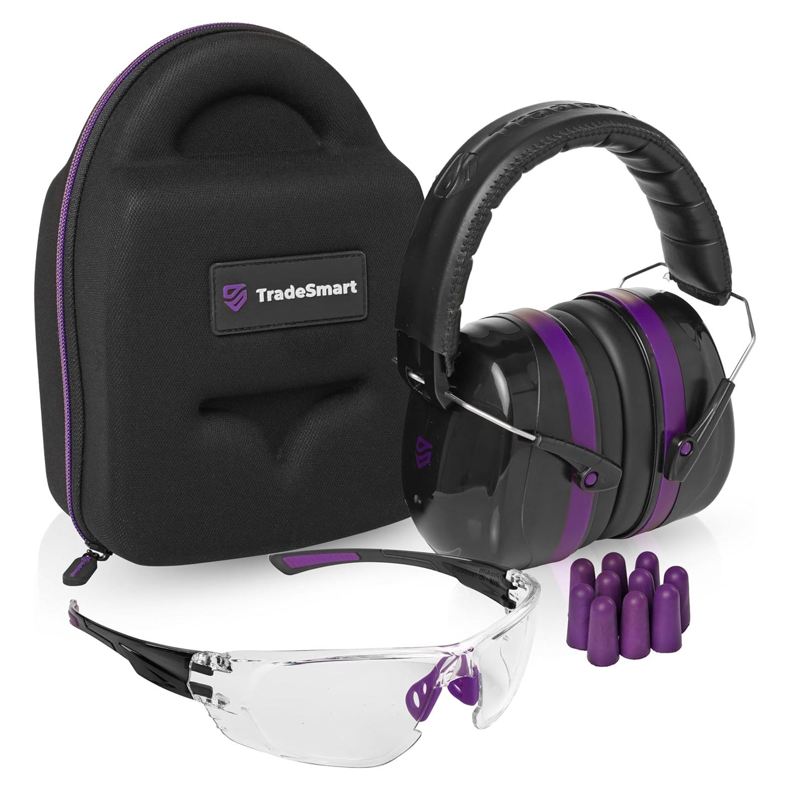 TradeSmart Protección Auditiva y Gafas de Tiro NRR 28