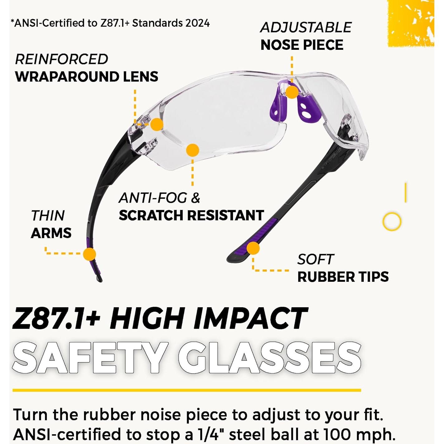 TradeSmart Protección Auditiva y Gafas de Tiro NRR 28