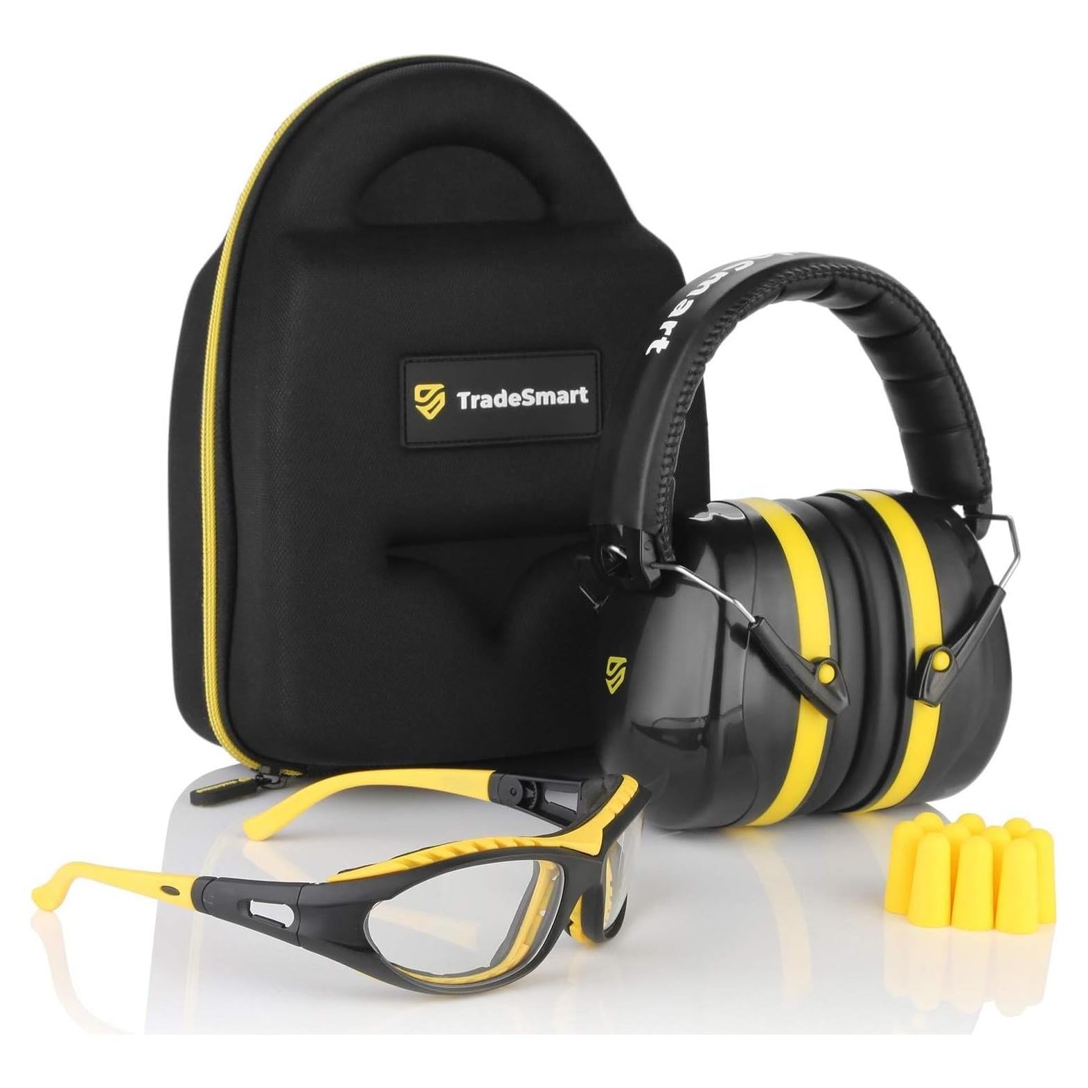 TradeSmart Protección Auditiva y Gafas para Tiro NRR 28