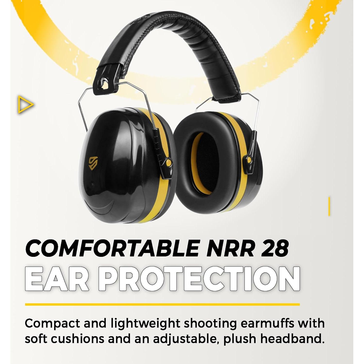 TradeSmart Protección Auditiva y Gafas para Tiro NRR 28