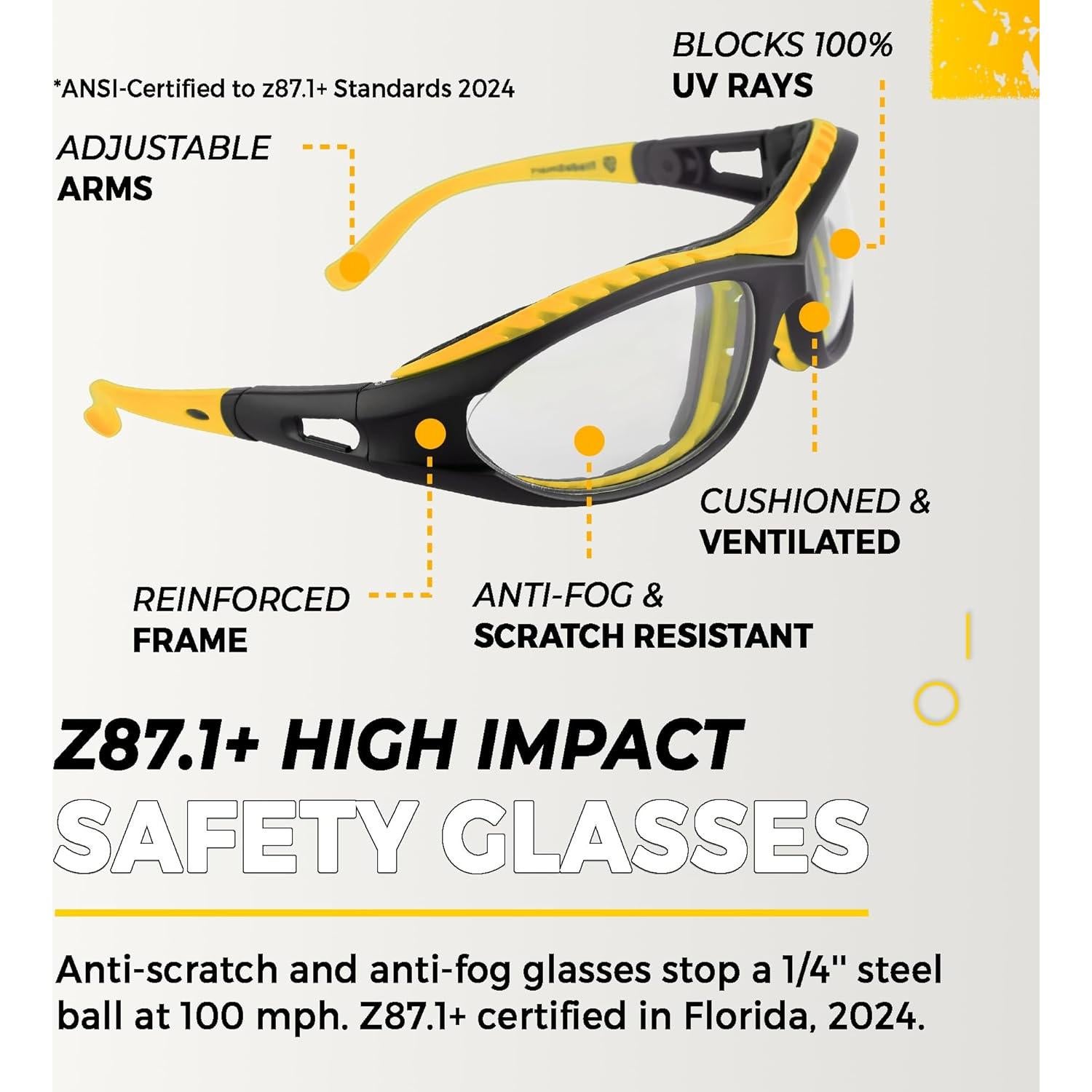 TradeSmart Protección Auditiva y Gafas para Tiro NRR 28