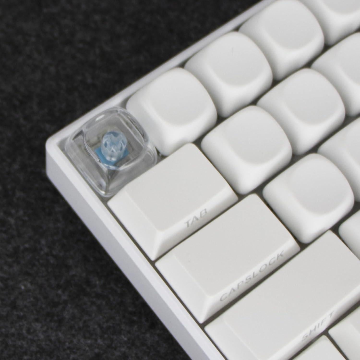 Keycaps Transparentes JSJT 21 Piezas MOA para Teclados MX
