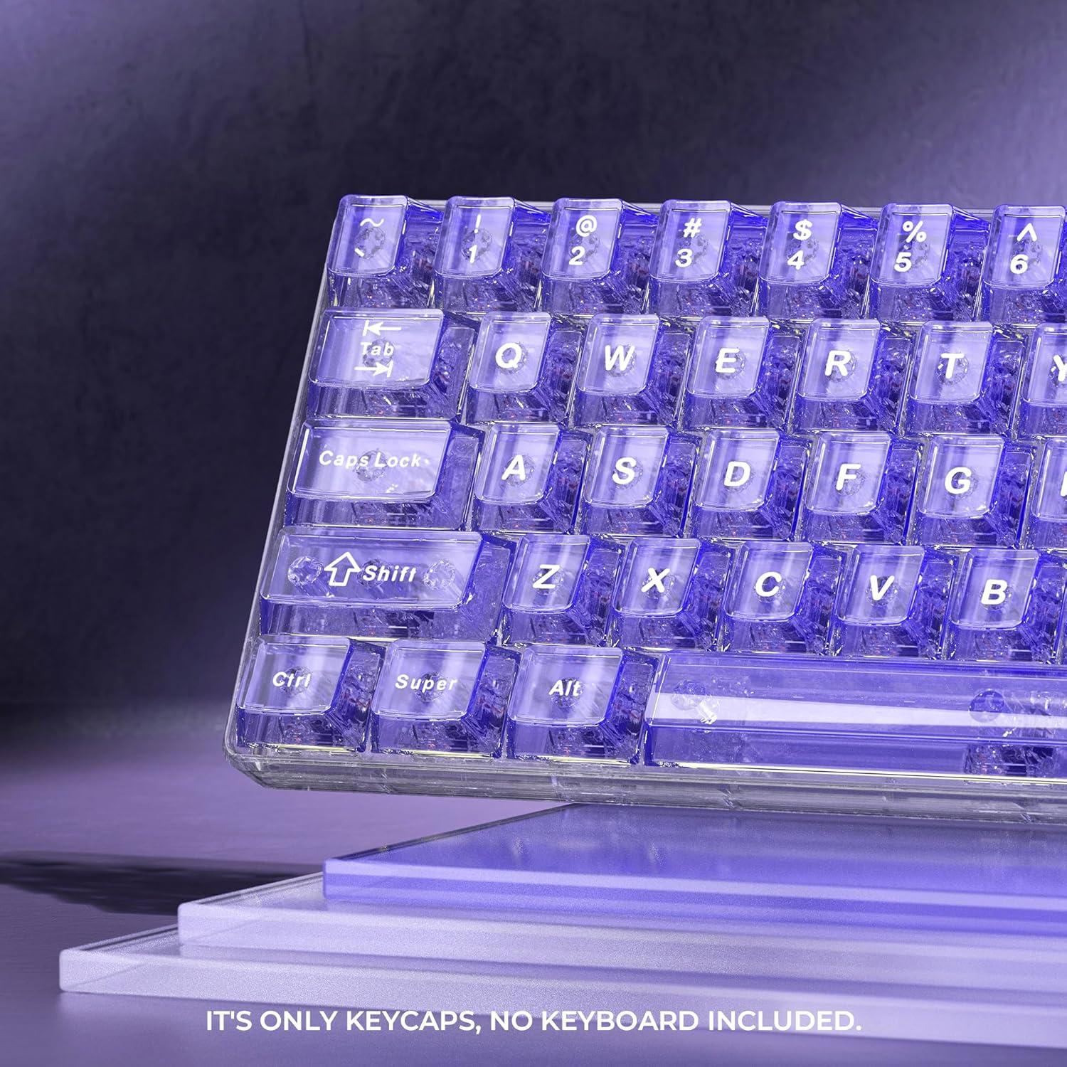 Juego de Teclas Mecánicas HITIME Moradas 124 Teclas Cherry