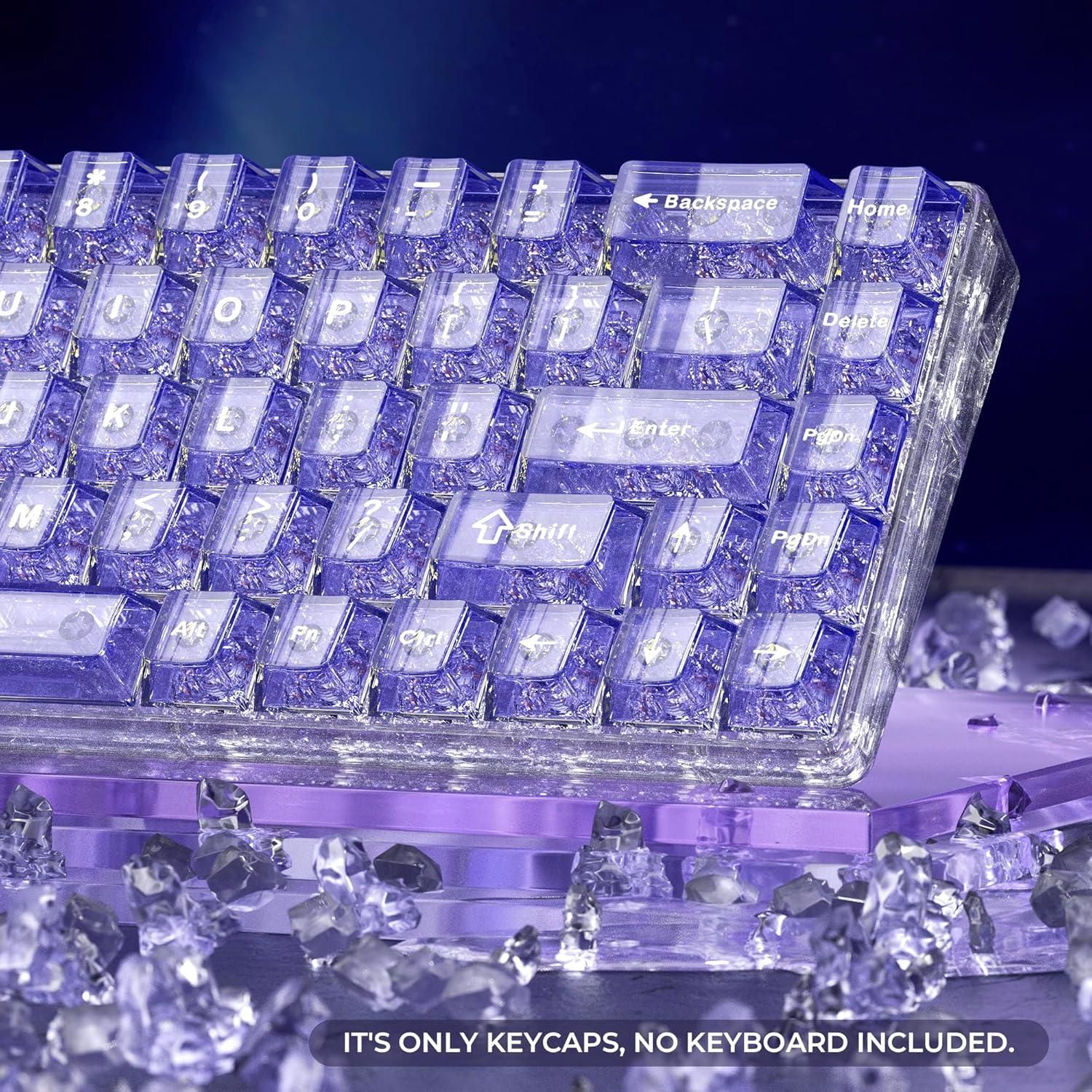 Juego de Teclas Mecánicas HITIME Moradas 124 Teclas Cherry