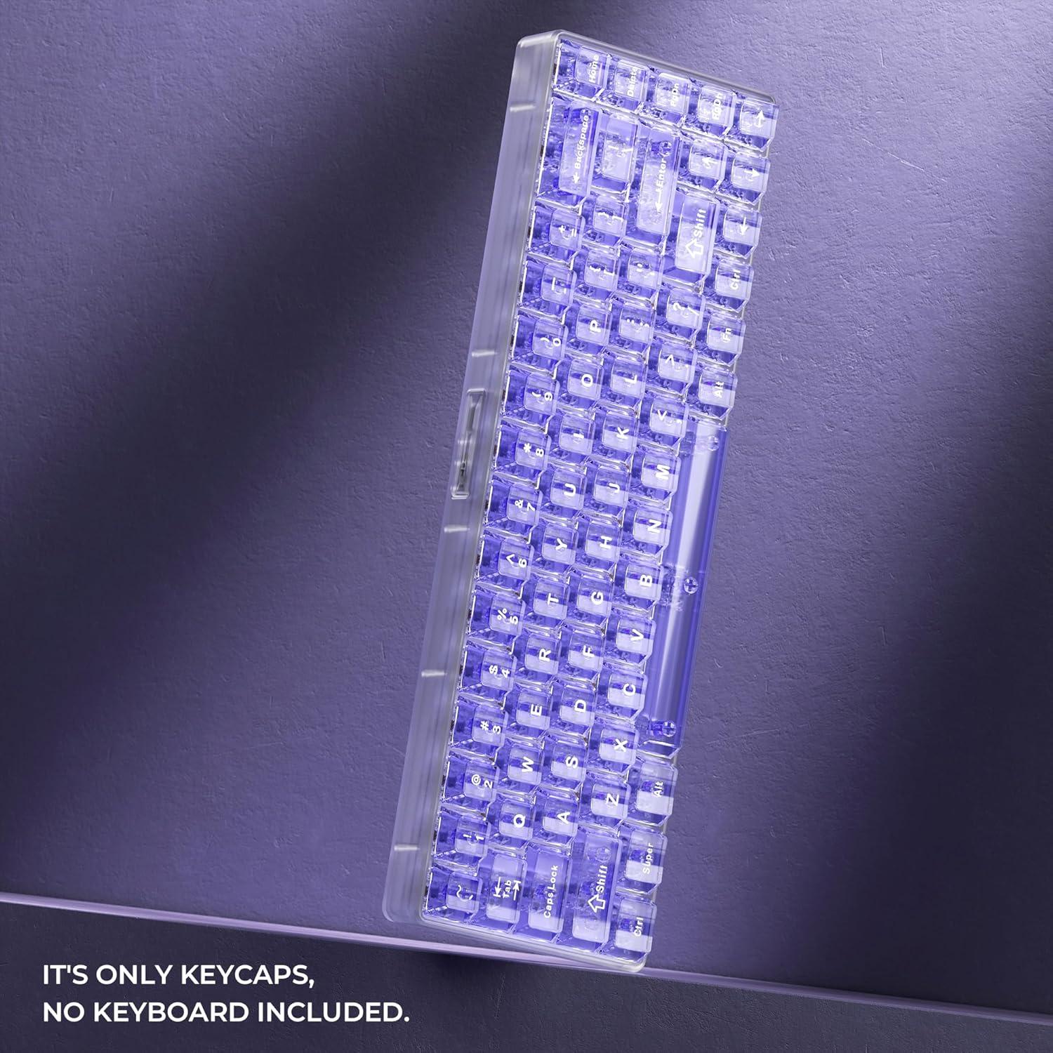 Juego de Teclas Mecánicas HITIME Moradas 124 Teclas Cherry