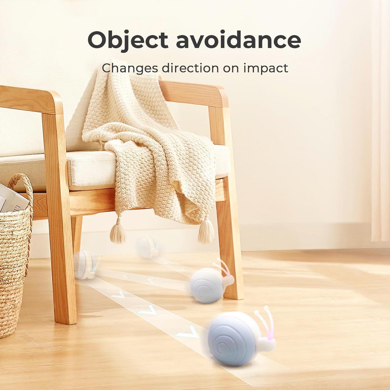 Juguete Interactivo Cheerble Caracol Malvado para Gatos