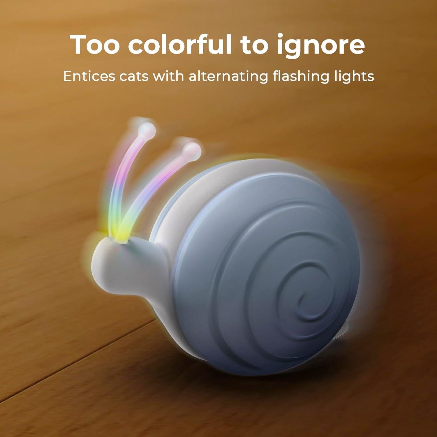 Juguete Interactivo Cheerble Caracol Malvado para Gatos