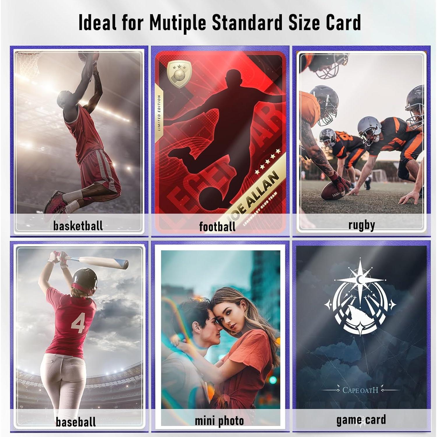 600 Fundas para Cartas Kitoyz - Protección Estándar 6 Colores