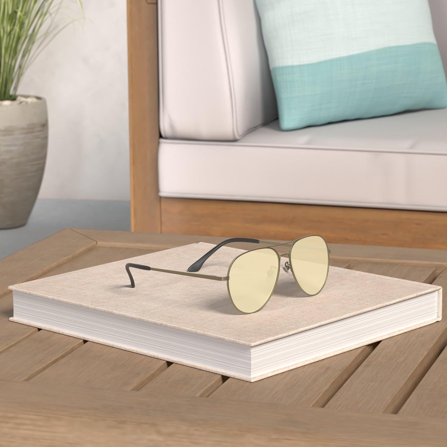 Gafas de Sol Aviador Metalicas Espejadas ZeroUV ZV-1375