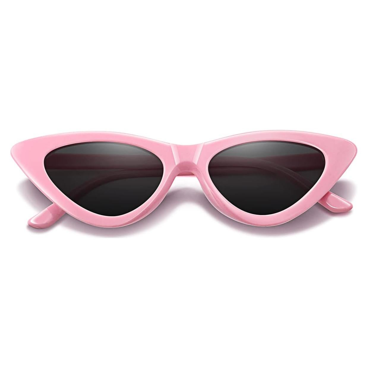 Gafas de sol vintage cateye UV400 para mujeres - Marco rosa