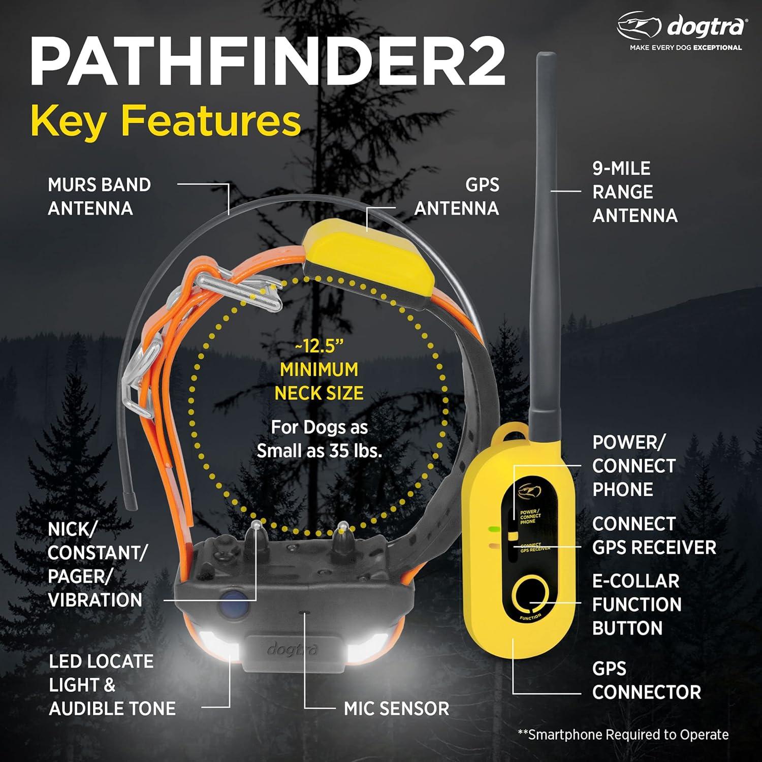 Collar GPS Dogtra Pathfinder 2 para Perros Grandes